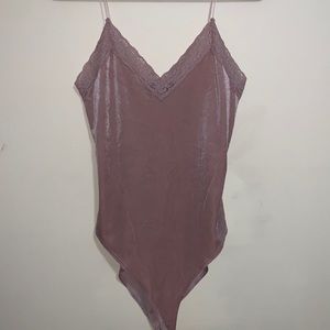 Velour bodysuit